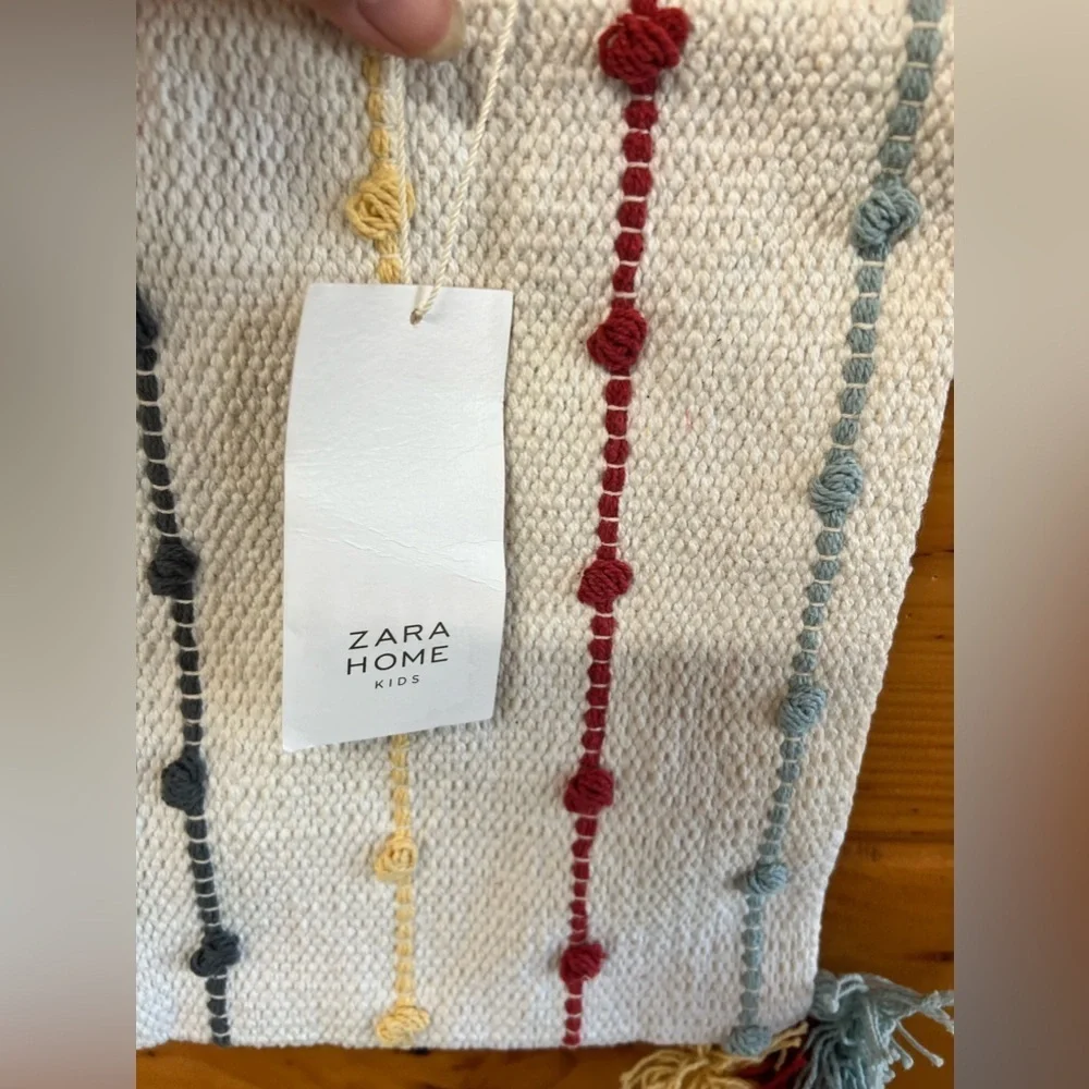 ZARA Home Boho Pillow Cover Rectangle Tasseled Decorative boho pillow cover